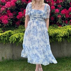 Abercrombie Blue Floral Dress